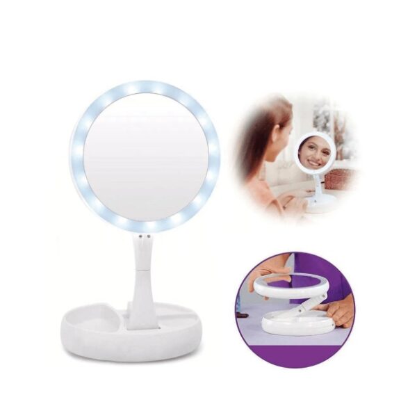 Espejos Led Con Mini Organizador XJ-988 Zoom X10 - X1