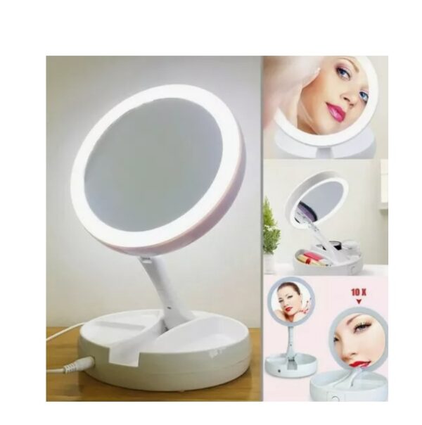 Espejos Led Con Mini Organizador XJ-988 Zoom X10 - X1 - Imagen 2