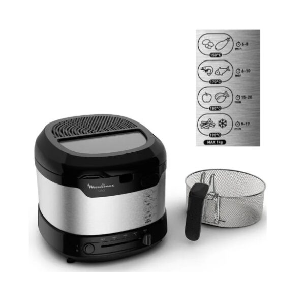 Freidora de Aceite Automática Uno M Inox Moulinex AF102551