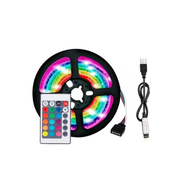 Tira de Leds TV RGB 3 Metros 90 leds + Control Remoto - Imagen 2