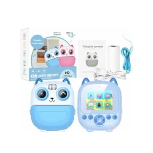 Cámara de Fotos Infantil Con Impresión Instantánea 48 Mpx + Juegos