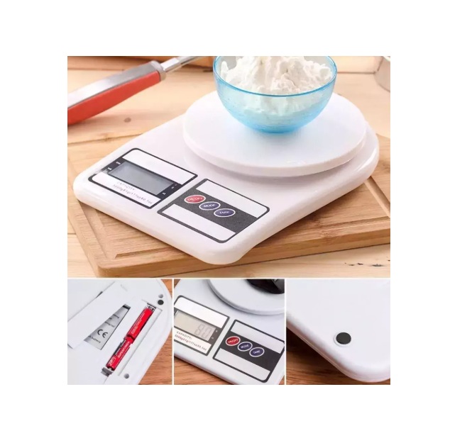 Balanza de Cocina Digital De 1gr a 10Kg + 2 Pilas AAA - Imagen 3