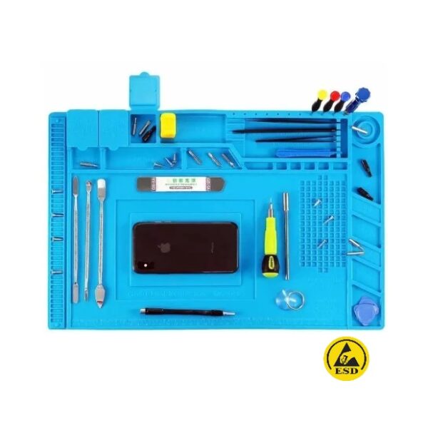 Manta Antiestatica Soldar Y Reparar Electr. Silicona Celular