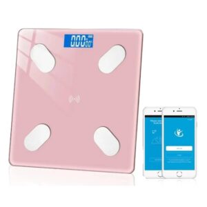 Balanza Digital Bluetooth Smart Cuerpo Vidrio + 2 Pilas AAA