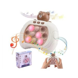 Consola de juegos Quick Push Electronic Popping Estilo Oso