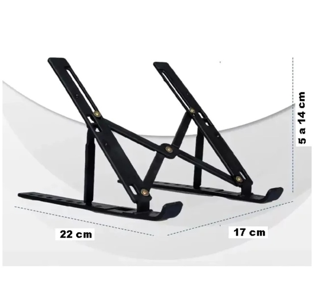 Soporte Plegable Regulable Para Notebook Tablet - Imagen 3