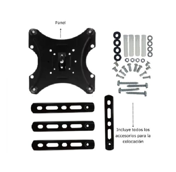 Soporte de Pared Universal Para Smart TV de 14 A 55 Color Negro - Imagen 3