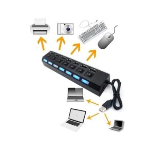 Hub Usb Multiplicador 7 Puertos Usb 2.0 Portas