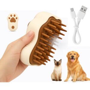 Cepillo de Vapor Portatíl 3 en 1 Para Mascotas