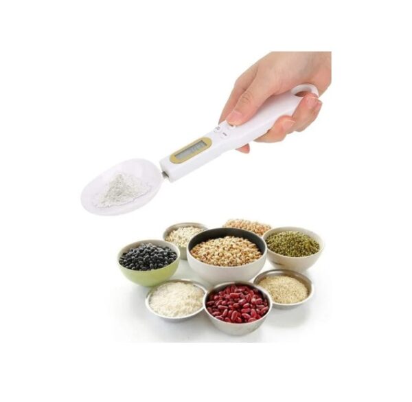Cuchara Balanza Digital de Cocina 0,1 - 500 Gramos