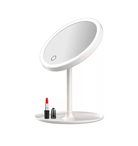Espejo Maquillaje Luz Led Touch Usb Regulable