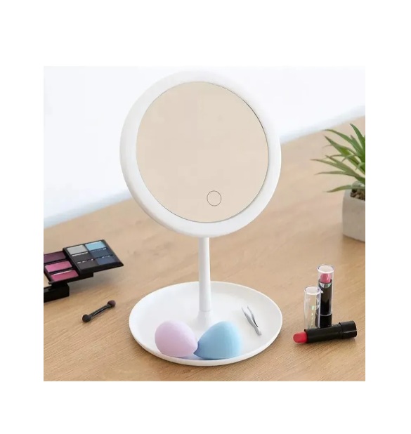 Espejo Maquillaje Luz Led Touch Usb Regulable - Imagen 2