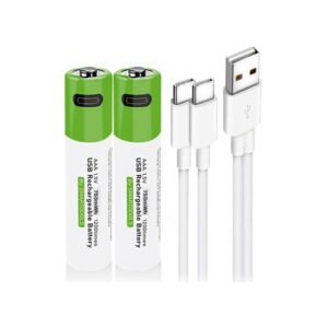 Pilas AAA Recargables USB  1.5v X2 Unidades
