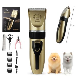 Set Cortapelos Para Mascotas Trazor Con Accesorios