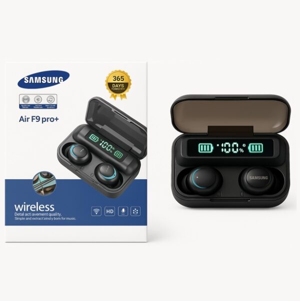 Auricular Bluetooth F9 Pro Samsung + Power Bank