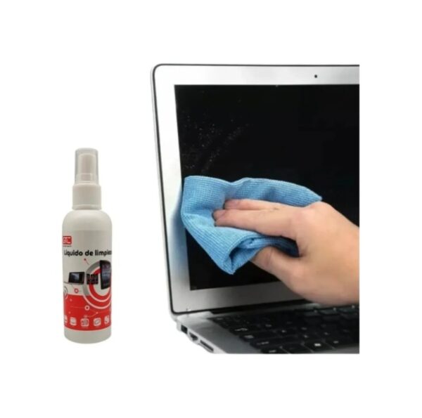 Kit Limpieza Para Pantallas GTC Liquido 100ml + Mini Paño - Imagen 3