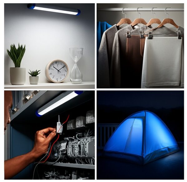 Tubo Led de Emergencia 40w Potencia Recargable - Imagen 2