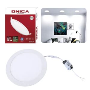 Panel Led 18w Redondo Luz Fría 6500K Onica 220v