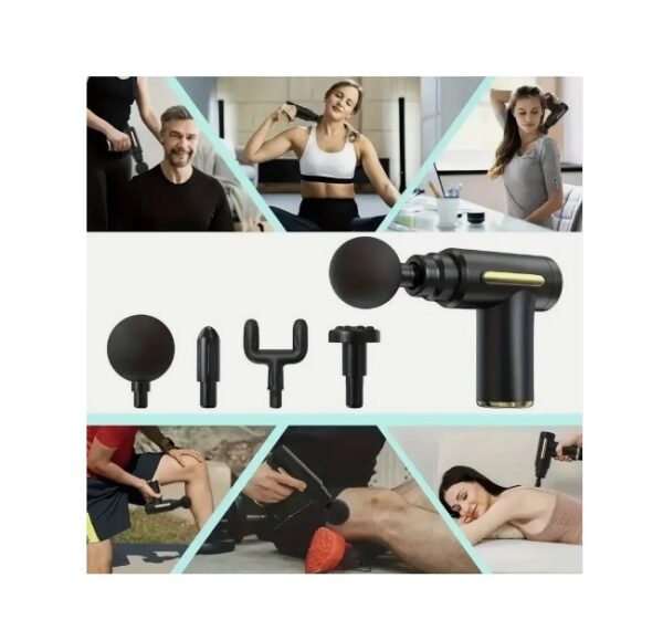Pistola Masajeadora Inalámbrica Profesional Recargable - Imagen 2