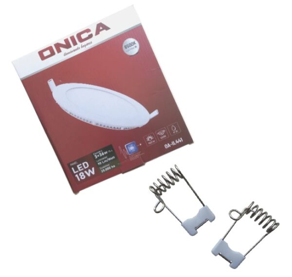 Panel Led 18w Redondo Luz Fría 6500K Onica 220v - Imagen 2