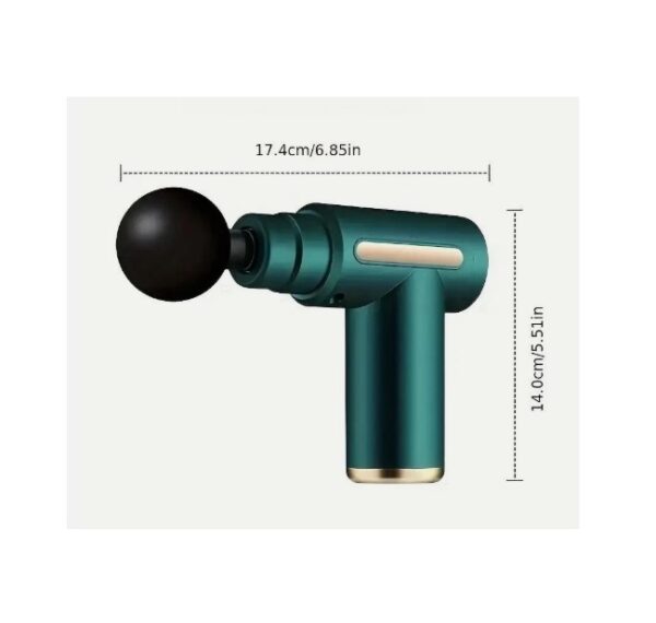 Pistola Masajeadora Inalámbrica Profesional Recargable - Imagen 3