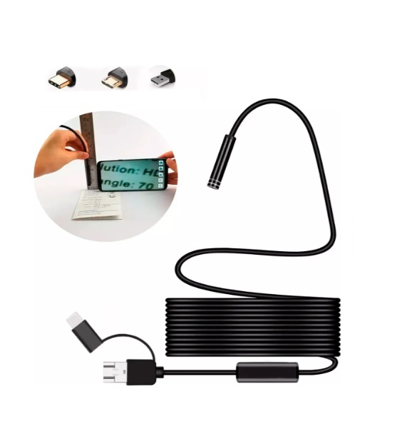 Cámara Boroscopio 3 En 1 Con Usb Tipo C Android y Pc