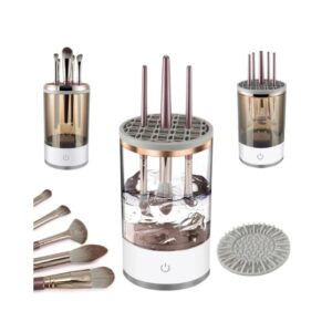 Limpiador de Brochas de Maquillaje USB – Eléctrico y Portátil