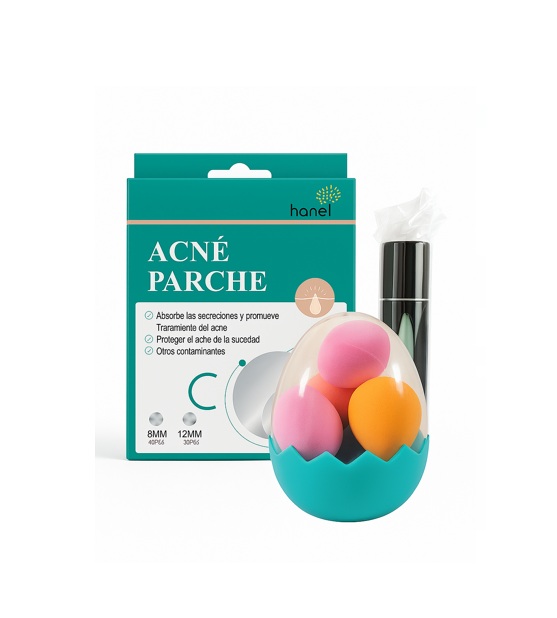 Kit de Belleza y Cuidado Personal Parches + Perfumero + Esponjas