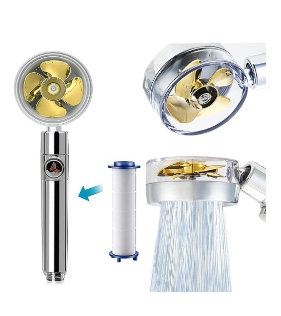 Duchador De Mano Cabezal Turbo Alta Presión Con Filtro Ducha