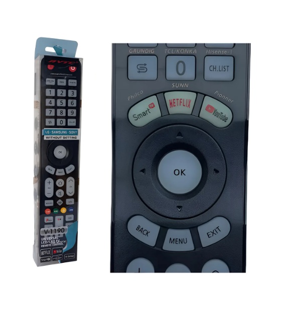 Control Remoto Universal TV Smart V-1190 Lambo Tech - Imagen 4