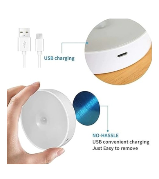 Lampara Luz Nocturno Recargable Sensor Movimiento - Imagen 2