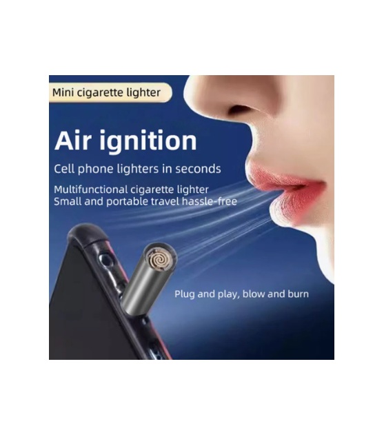 Llavero Encendedor Eléctrico Usb C Para Teléfono Celular - Imagen 2