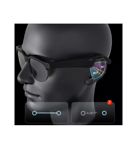Anteojos Inteligentes Con Auriculares Estéreo y Altavoz XG88 Pro - Imagen 3