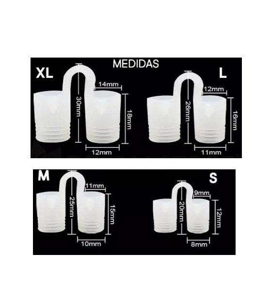 Dilatador Nasal De Silicona Oxigenación Respirar Ronquidos - Imagen 4