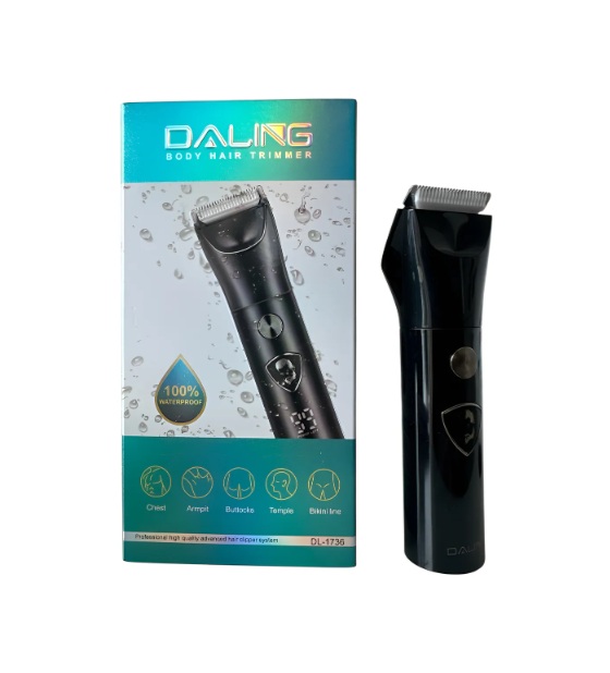 Mini Corta Pelo Corporal Waterproof Daling Indicador - Imagen 3