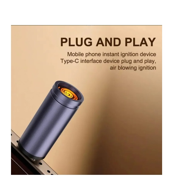 Llavero Encendedor Eléctrico Usb C Para Teléfono Celular - Imagen 3