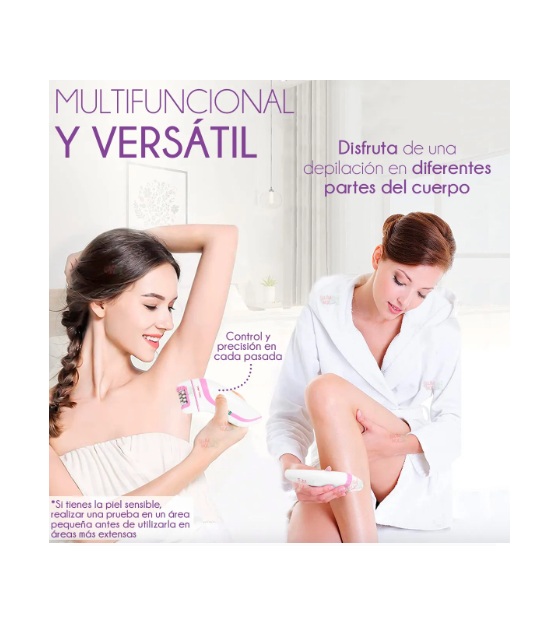 Depiladora Eléctrica Recargable Removedor De Vellos - Imagen 4