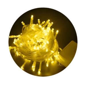 Tira Guirnaldas Led 100 Luces 10 Mts Color Amarillo