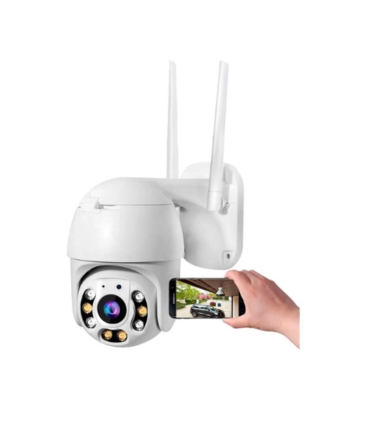 Cámara Smart Full Hd Exterior Wifi Sensor Movimiento Remoto