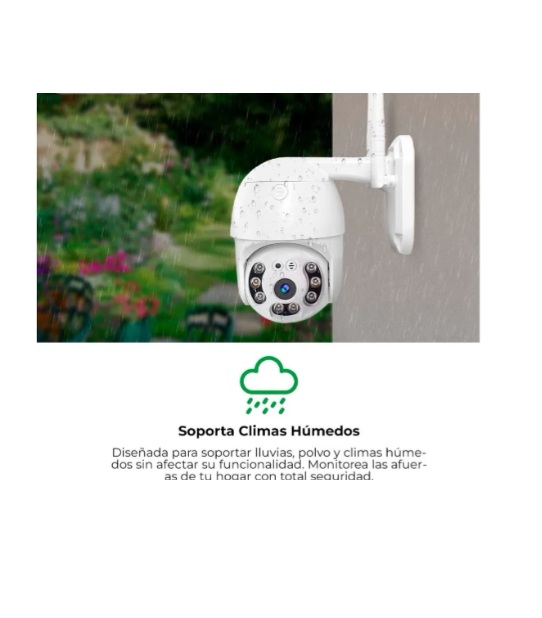Cámara Smart Full Hd Exterior Wifi Sensor Movimiento Remoto - Imagen 2