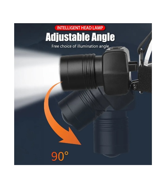 Linterna Minera Headlamp Con Sensor de Encendido 3 Modos - Imagen 2