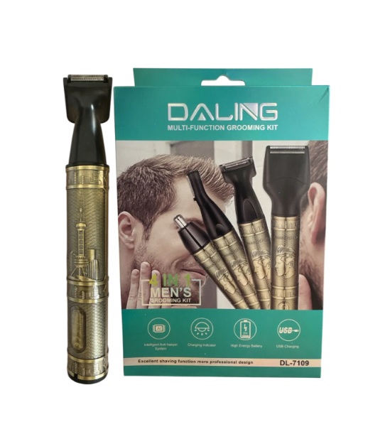 Maquina 4 En 1 Corta Pelo Multifuncional Daling Usb - Imagen 3