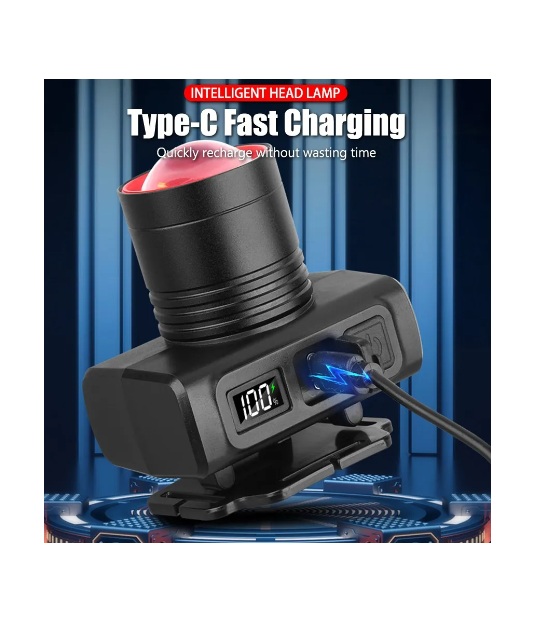 Linterna Minera Headlamp Con Sensor de Encendido 3 Modos - Imagen 3