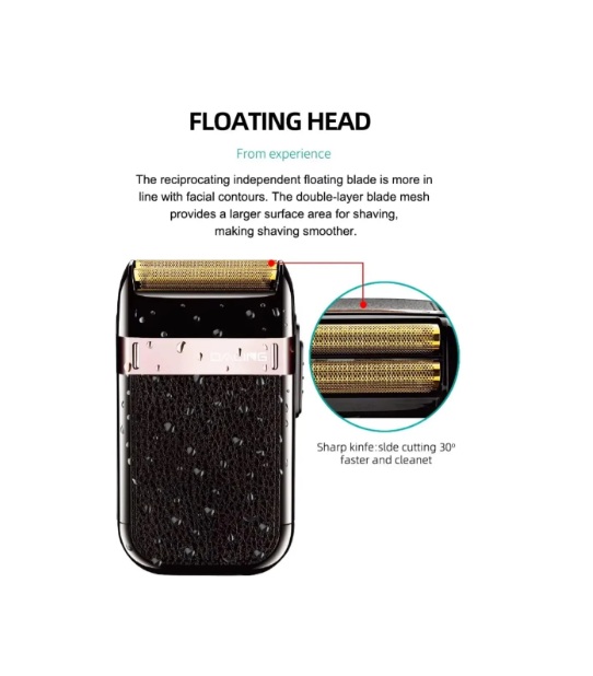 Afeitadora Recargable Waterproof Daling Dl-9258 - Imagen 4