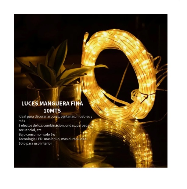 Manguera Led Fría/Cálida 10 Metros 220V - Imagen 4