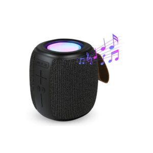 Parlante Fabric Bluetooth Portátil Recargable Led