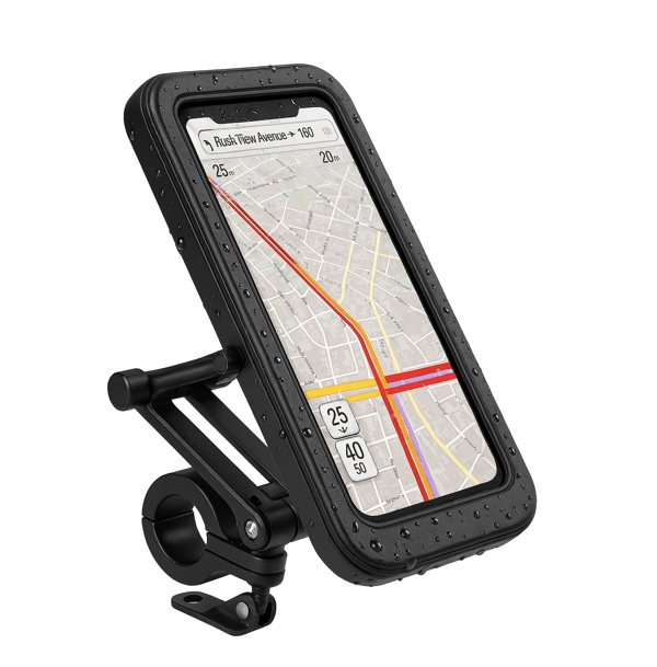 Soporte Porta Celular Funda Impermeable Moto Bici Monopatín