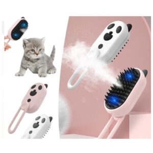 Cepillo Vapor Portátil Con Mango Para Mascotas Con UV