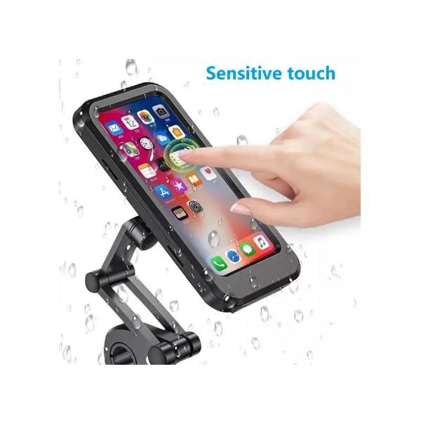 Soporte Porta Celular Funda Impermeable Moto Bici Monopatín - Imagen 2
