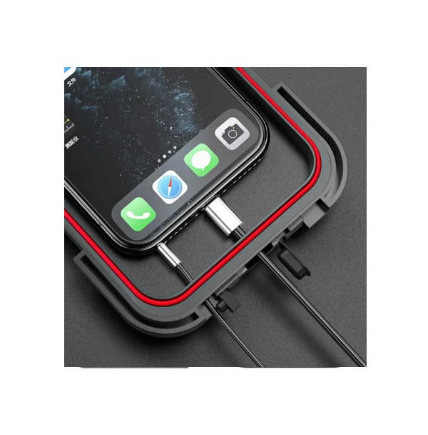 Soporte Porta Celular Funda Impermeable Moto Bici Monopatín - Imagen 4